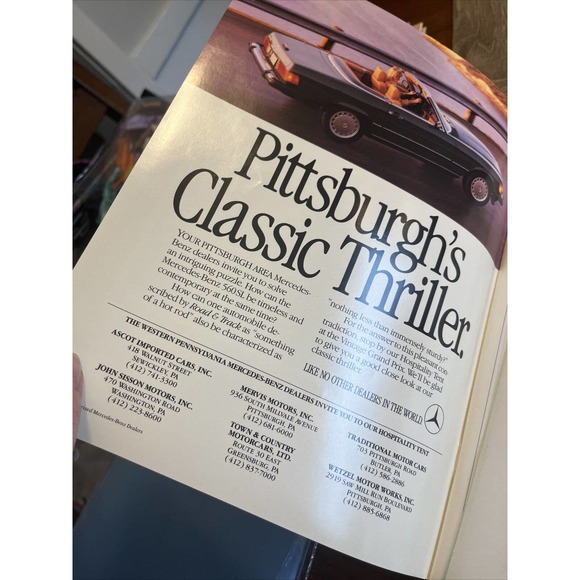 Pittsburgh Vintage Grand Prix Race Program 1989 Classic Autos Morgan Jaguar - Picture 6 of 16